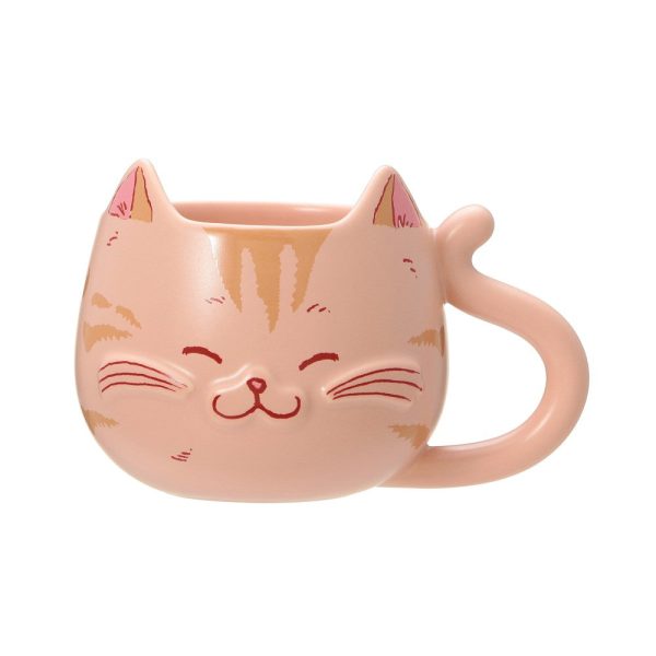 [Pre-Order] Japan SBUX 2025 Valentine Collection 2025 Valentine s Day Beige Cat Face Mug 355ml [预售] 日本星巴克 2025情人节系列 2025情人节橘猫马克杯 355ml Fashion