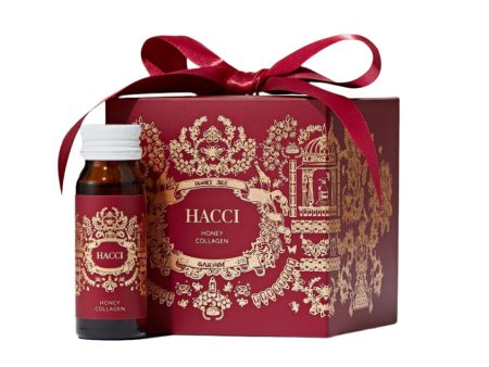 HACCI Honey Collagen (Holiday Limited Package) 9 Bottles Box 日本HACCI 花绮 蜂蜜胶原蛋白饮 (限量圣诞包装) 9瓶 盒 For Sale