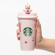 [Pre-Order] Japan SBUX 2025 Valentine Collection Reusable Cup 473ml + Valentine 2025 Reusable Cup Exclusive Bearista Drink Hole Cap [预售] 日本星巴克 2025情人节系列 环保杯子 473ml + 2025情人节小熊饮料孔盖 on Sale