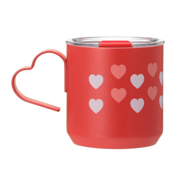 [Pre-Order] Japan SBUX 2025 Valentine Collection Stainless Steel Mug 355ml [预售] 日本星巴克 2025情人节系列 爱心不锈钢马克杯 355ml Fashion