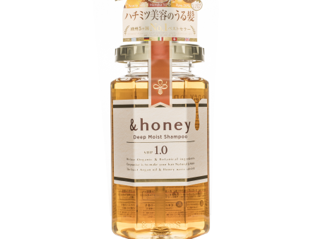 &HONEY Deep Moist Shampoo 1.0 430g 日本&HONEY蜂蜜保湿无硅油洗发水 Supply