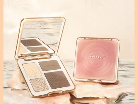 Judydoll 2 in 1 Highlighter Contour Palette For Sale