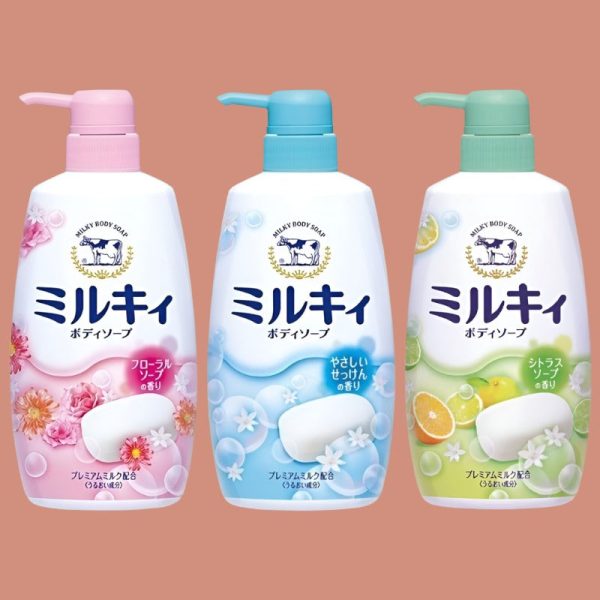 Cow Brand Bouncia Milky Body Soap For Sale