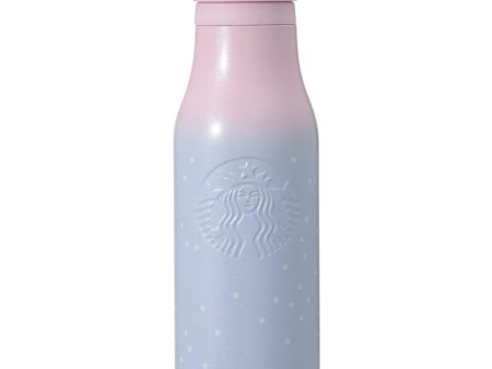 [预售] 日本星巴克 灼灼冬天系列 渐变蓝粉色不锈钢瓶 473ml Online now