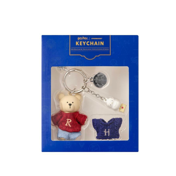 [Pre-Order] Korean SBUX HP New Year Magical Miracle Series Harry P Bearista Keychain [预售] 韩国星巴克 哈利波特新年神奇奇迹系列 哈利波特小熊钥匙吊饰 Online now