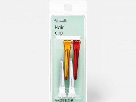 Fillimilli Hair Clip 4pcs Supply