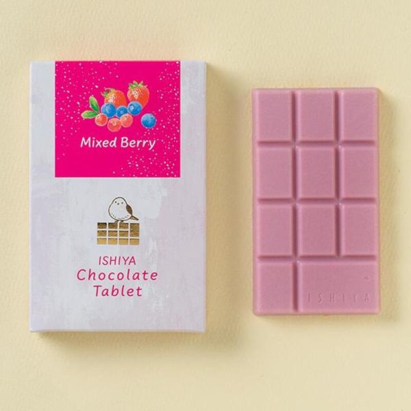 ISHIYA Mixed Berry Chocolate Tablet Bar Fashion