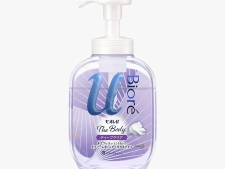 Biore U Body Foam Type Deep Clear Herbal Fresh Fragrance Pump 540ml Online Sale