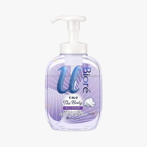 Biore U Body Foam Type Deep Clear Herbal Fresh Fragrance Pump 540ml Online Sale