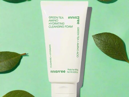 Innisfree Green Tea Amino Hydrating Cleansing Foam 150ml Online Hot Sale