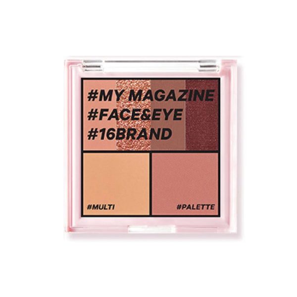 16 BRAND My Magazine Multi Palette (Vol.03  Sunset Nude Mood) 8g 韩国16 BRAND 迷你杂志彩妆盘 (Vol.03 肉桂奶茶) 8g Cheap