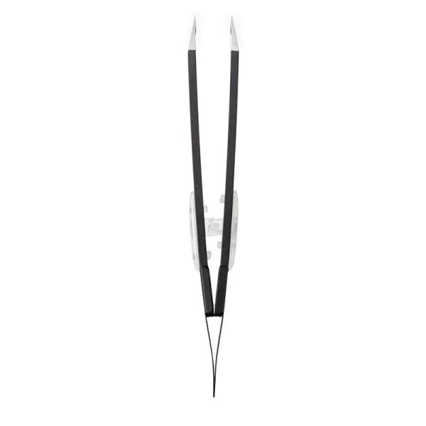 GREEN BELL Stainless Steel Slanted Tweezers for Hair Removal (Slant Black) 日本GREEN BELL 神奇镊子 斜角修眉夹 (倾斜 黑色) on Sale