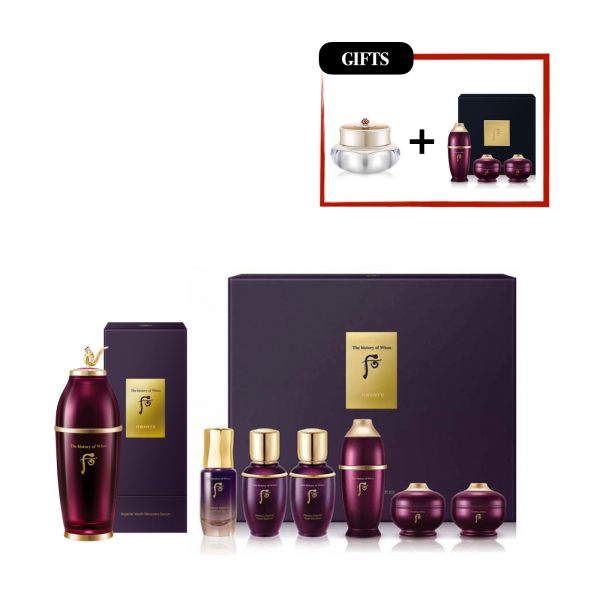 [Pre-Order] THE HISTORY OF WHOO Hwanyu Imperial Youth Recovery Serum Set (Gift Included) [提前预定] 韩国后 还幼津液套装 (附赠品) Online Hot Sale