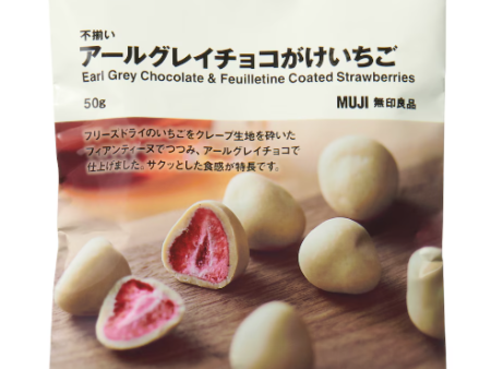 MUJI Earl Grey Chocolate & Feulleitine Coated Strawberries Sale