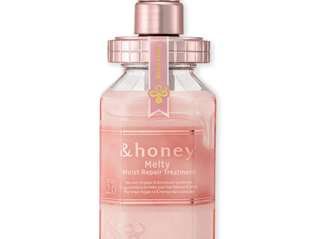 &HONEY Melty Moist Repair Treatment 440ml 日本&Honey 玫瑰蜂蜜柔润保湿修护护发素 Fashion