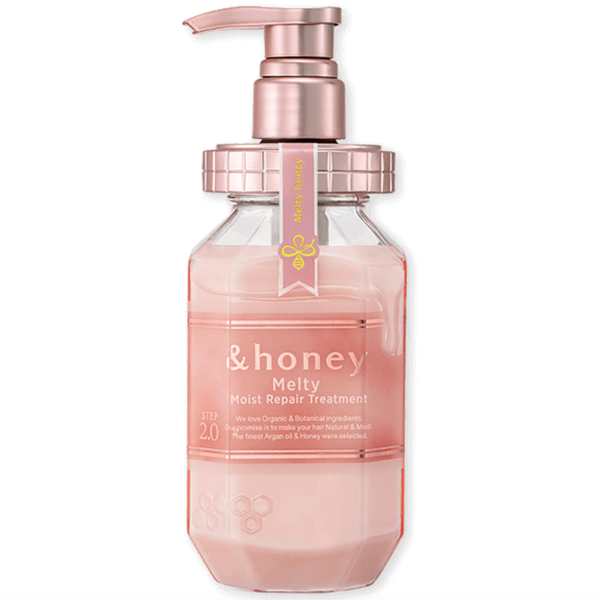 &HONEY Melty Moist Repair Treatment 440ml 日本&Honey 玫瑰蜂蜜柔润保湿修护护发素 Fashion