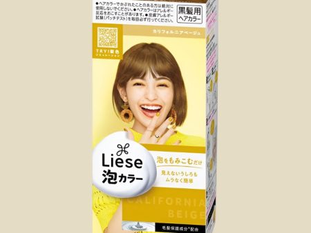 Kao Liese Prettia Bubble Hair Color California Beige Discount