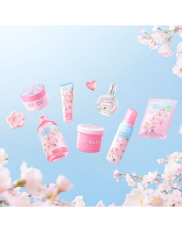 HOUSE OF ROSE Sakura Fufufu Bath Powder and Tablet 35g 玫瑰屋 樱花季节限定 樱花浴粉片 For Sale