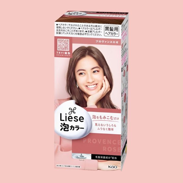 Kao Liese Prettia Bubble Hair Color Provence Rose Fashion