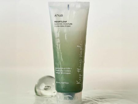 Anua Heartleaf Succinic Moisture Cleansing Foam 150ml For Sale