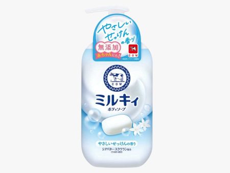 COW Brand Bouncia Milky Body Soap Gentle Soap 500ml Supply