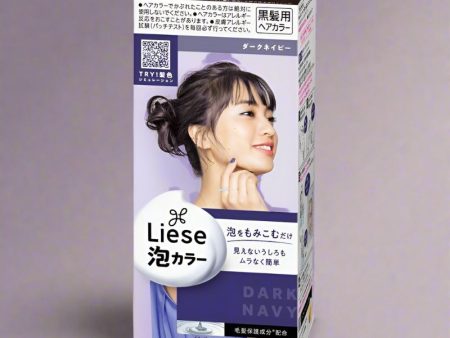 Kao Liese Prettia Bubble Hair Color Dark Navy Supply