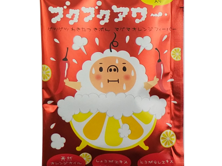 Bukubuku Bath Harmony Hour Bath Salt (Magma Orange Fever) 40g 日本Bukubuku 小绵羊泡泡浴入浴粉 (柑橘生姜) on Sale