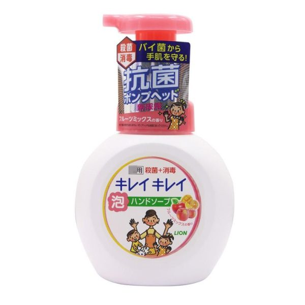 [ 2 FOR $9 ] LION Anti-Bacterial Foam Hand Soap (Fruity Scent) 250ml 狮王 滋润抗菌泡沫洗手液 (果香型) For Discount