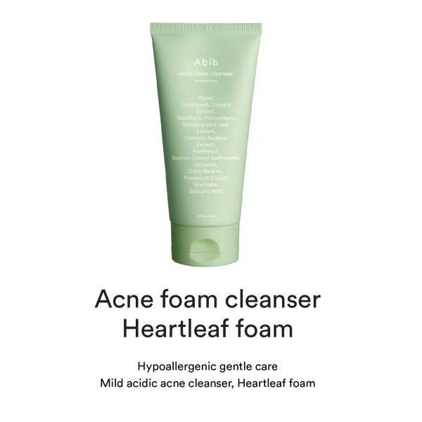 Abib Foam Cleanser Heartleaf Foam （2 Sizes) Supply