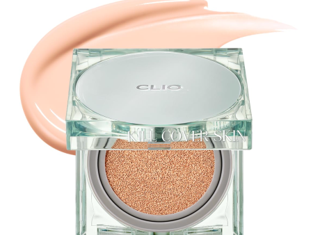 CLIO Kill Cover Skin Fixer Cushion SPF50+ PA+++ (21C Lingerie) 珂莱欧 亲肤定妆遮瑕薄荷气垫 SPF50+ PA+++ (21C 亮肤色) 15g For Discount