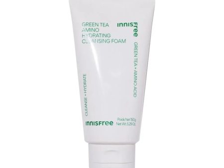 Innisfree Green Tea Amino Hydrating Cleansing Foam 150g For Sale