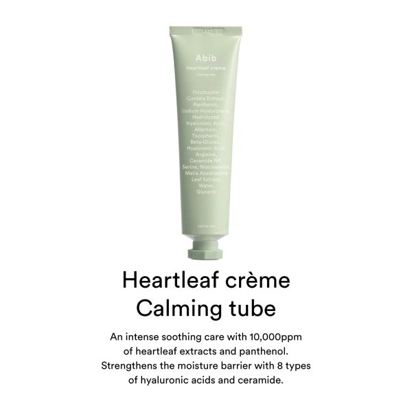 Abib Heartleaf Cream Calming Tube 75ml Online Hot Sale