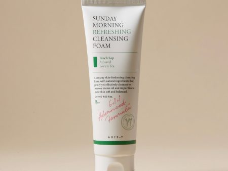 AXIS-Y Sunday Morning Refreshing Cleansing Foam 120ml Online Hot Sale