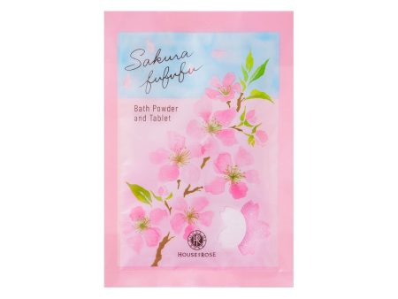 HOUSE OF ROSE Sakura Fufufu Bath Powder and Tablet 35g 玫瑰屋 樱花季节限定 樱花浴粉片 For Sale