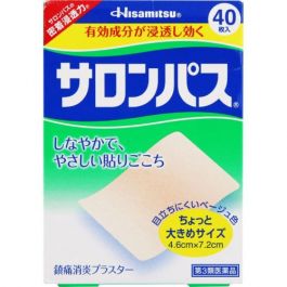 HISAMITSU Salonpas Pain Relief Patches Fashion