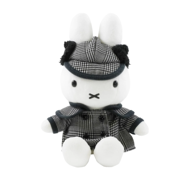 [Pre-Order] MIFFY Style Yurakucho Marui Black Glen Check Miffy Plush Toy [提前预定] 日本MIFFY 有乐町限定黑色格伦格纹米菲玩偶 Supply