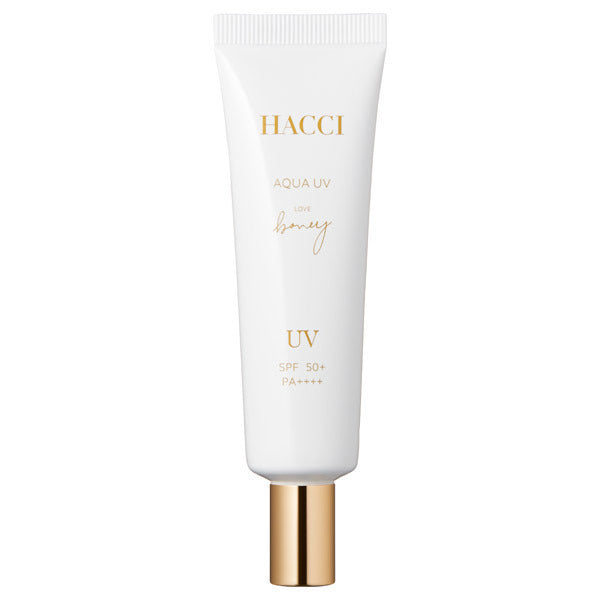 HACCI Aqua UV SPF50+ PA++++ 30g 日本HACCI 高保湿蜂蜜水润防晒霜  SPF50+ PA++++ Online now