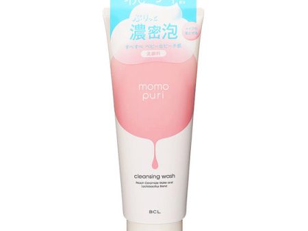 BCL MOMO PURI Cleansing Wash 日本BLC 蜜桃泡沫清洁卸妆洗面奶 150g For Cheap