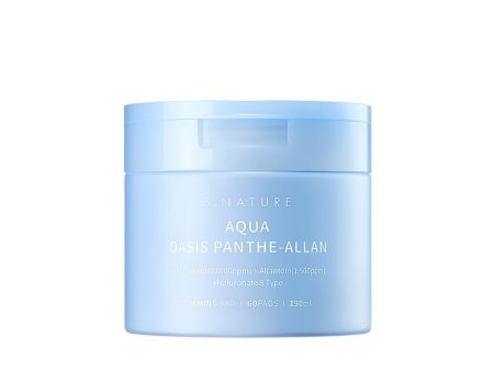 S. NATURE Aqua Oasis Panthe-Allan Calming Pad 60pcs box 韩国S. NATURE 水润绿洲泛醇舒缓爽肤棉片 60片 盒 Discount