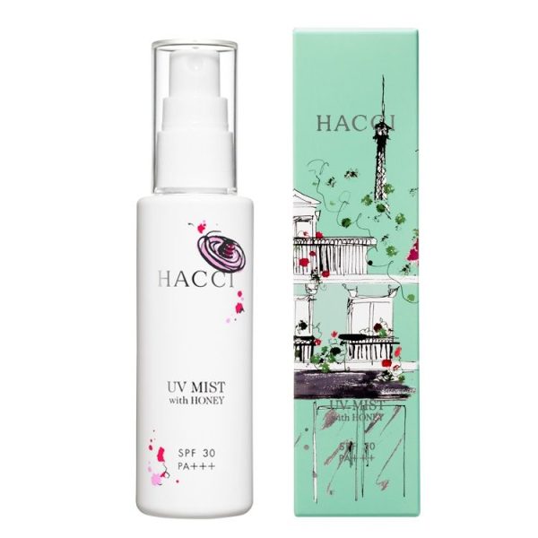 HACCI UV Mist with Honey SPF30 PA+++ 80ml 日本HACCI 蜂蜜精华UV防晒喷雾 SPF30 PA+++ Hot on Sale