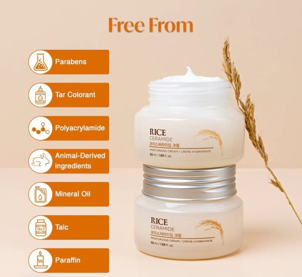 [THE FACE SHOP] Rice & Ceramide Moisturizing Cream on Sale