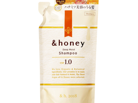 &HONEY Deep Moist Shampoo Refill 日本安蒂花子 蜂蜜保湿无硅油洗发水 补充装 350g Fashion