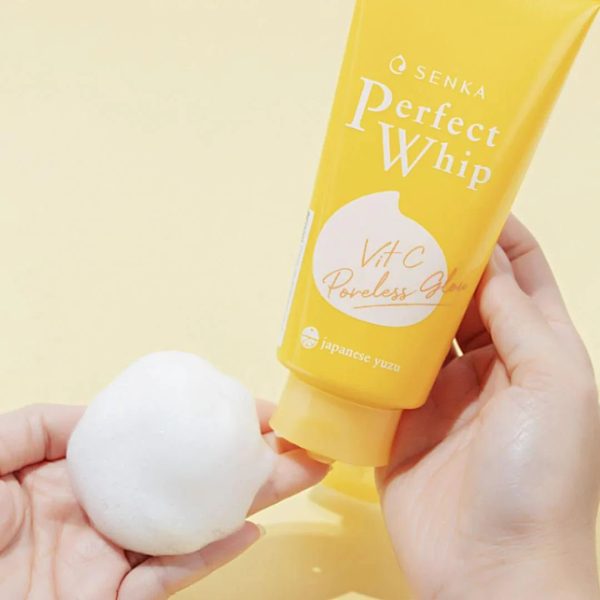 Shiseido SENKA Perfect Whip Vit C Poreless Foam Cleanser 100g For Discount