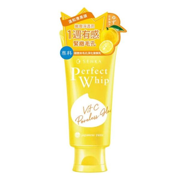 Shiseido SENKA Perfect Whip Vit C Poreless Foam Cleanser 100g For Discount