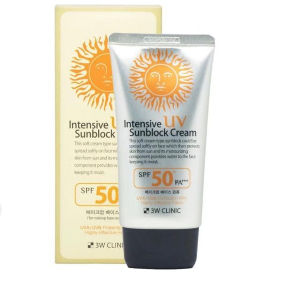 [3W CLINIC] Intensive UV Sunblock Cream SPF 50+ PA+++ Online