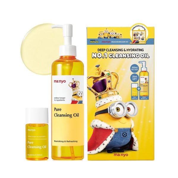 MANYO Pure Cleansing Oil 300ml (+25ml & Minions Keychain) For Sale