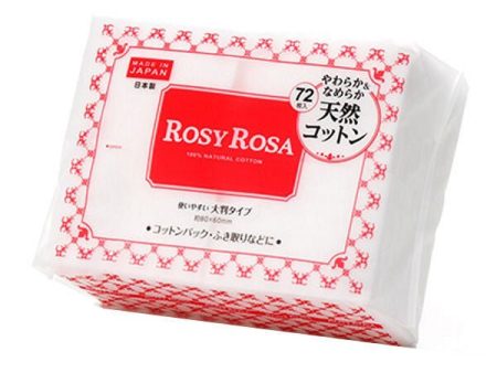 Rosy Rosa Cotton Puff 72pcs on Sale