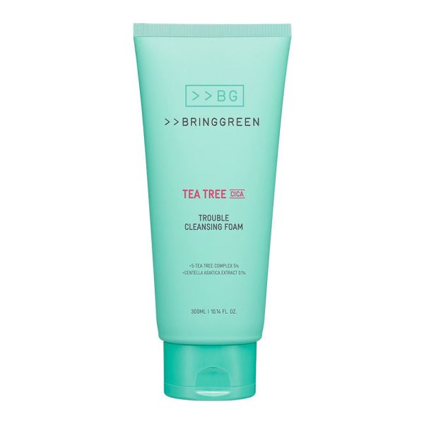 Bring Green Tea Tree Cica Trouble Cleansing Foam 300ml For Sale