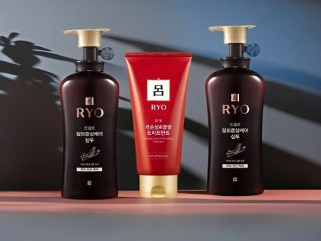 RYO Black Shampoo 490mlx2 & Treatment 300ml Set Discount