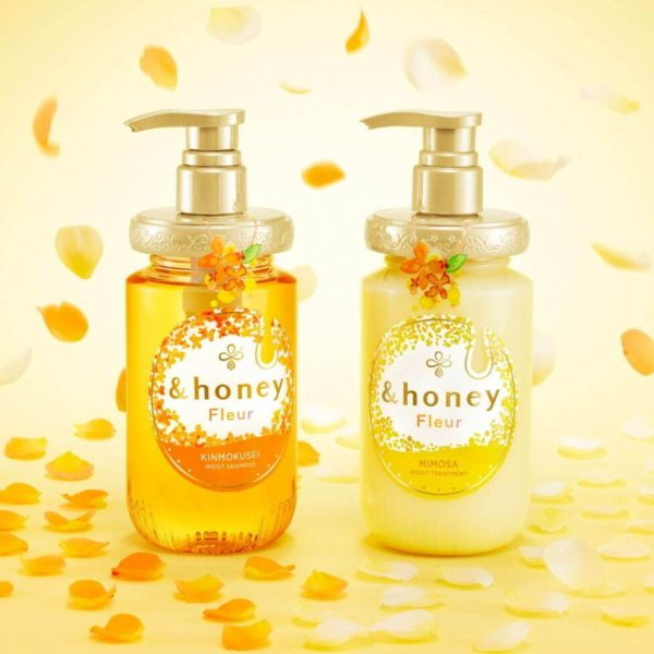 &HONEY Fleur Kinmokusei Moist Shampoo 日本&HONEY 蕨类系列金木犀蜂蜜修护保湿洗发水 450g on Sale